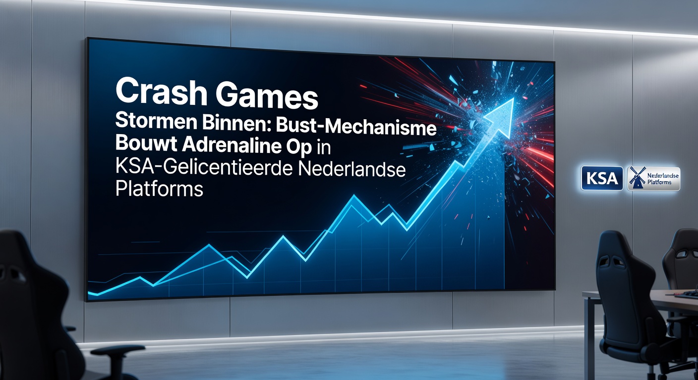 Grafiek van een crash game multiplier die stijgt en crasht, met spelers die op het juiste moment cash out