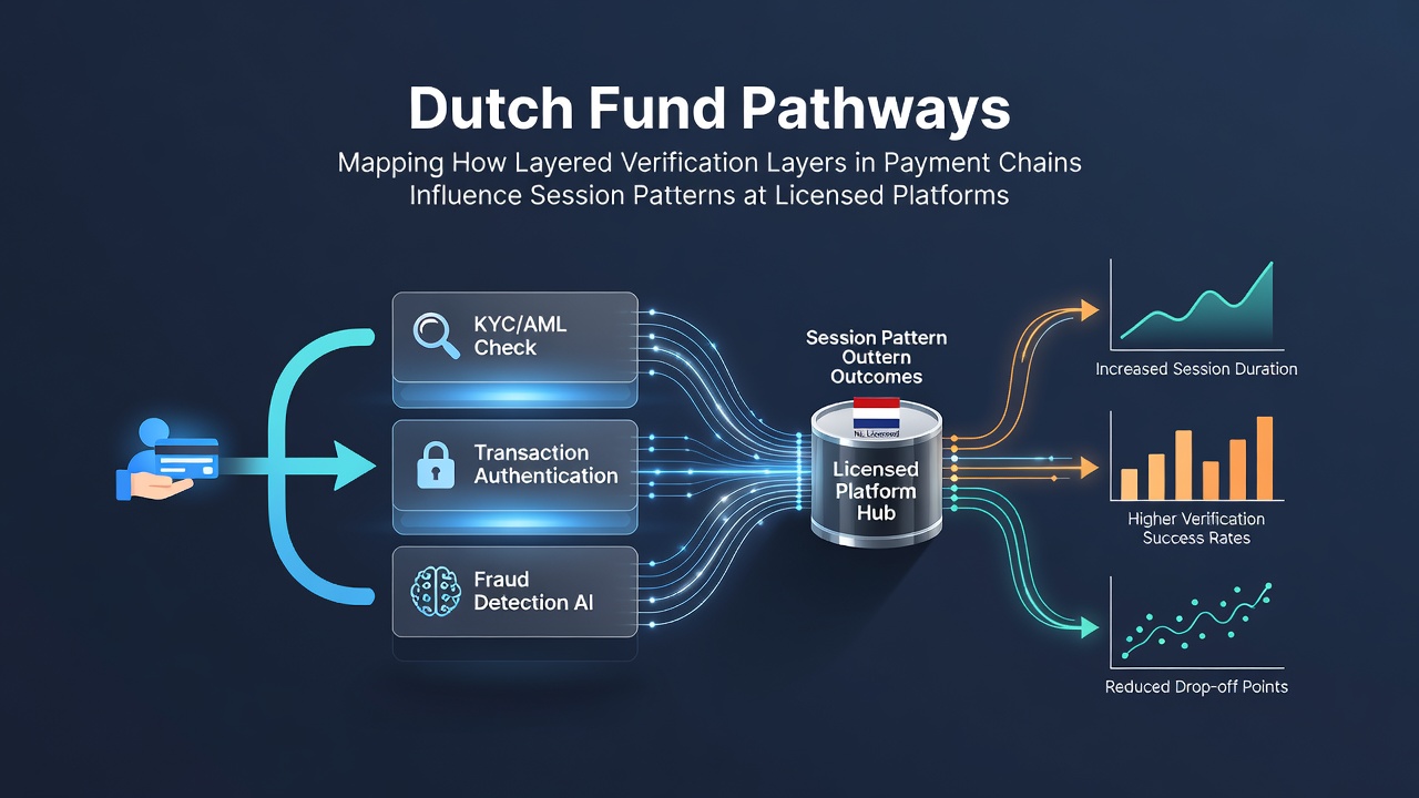 Diagram van verificatielagen in betalingsketens bij Nederlandse platforms