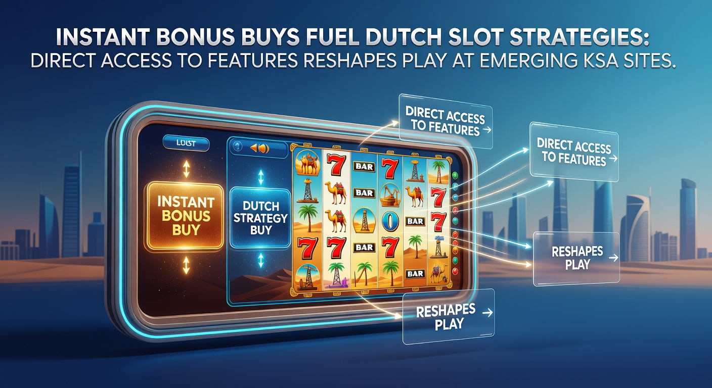 Schermafbeelding van een moderne slotmachine met een knop voor directe bonus buy, bonussen en Nederlandse vlag op een KSA-gelicentieerde site