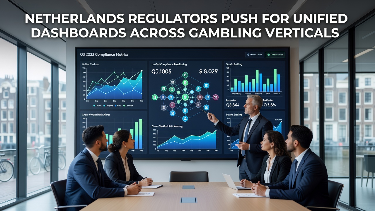 Overzicht van een digitaal dashboard dat gegevens uit slots, sportweddenschappen en casinospellen combineert voor toezicht door de KSA