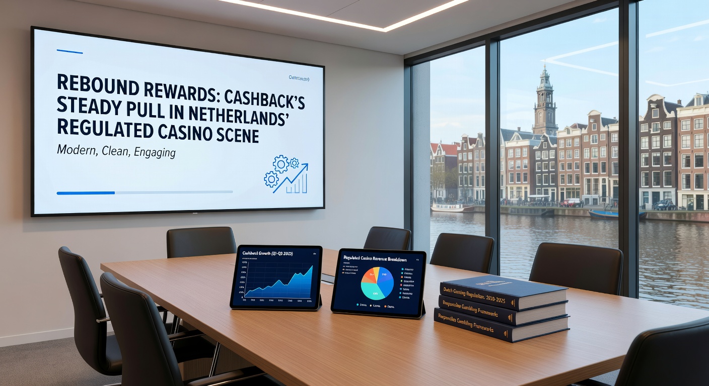 Spelerinterface met cashback tracker op een Nederlands casino platform, highlightend wekelijkse returns